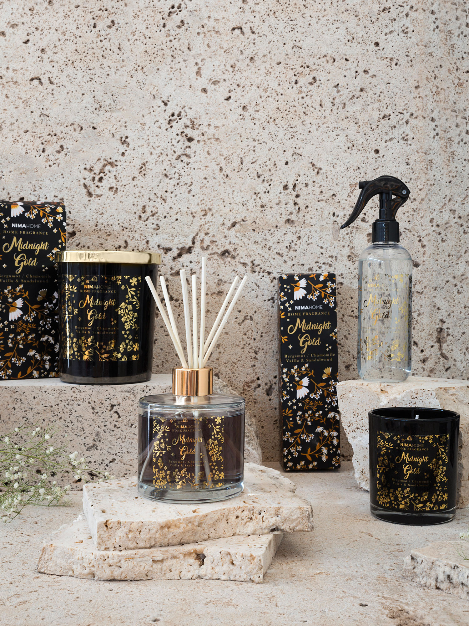 Αρωματικό Κερί 160gr - Midnight Gold