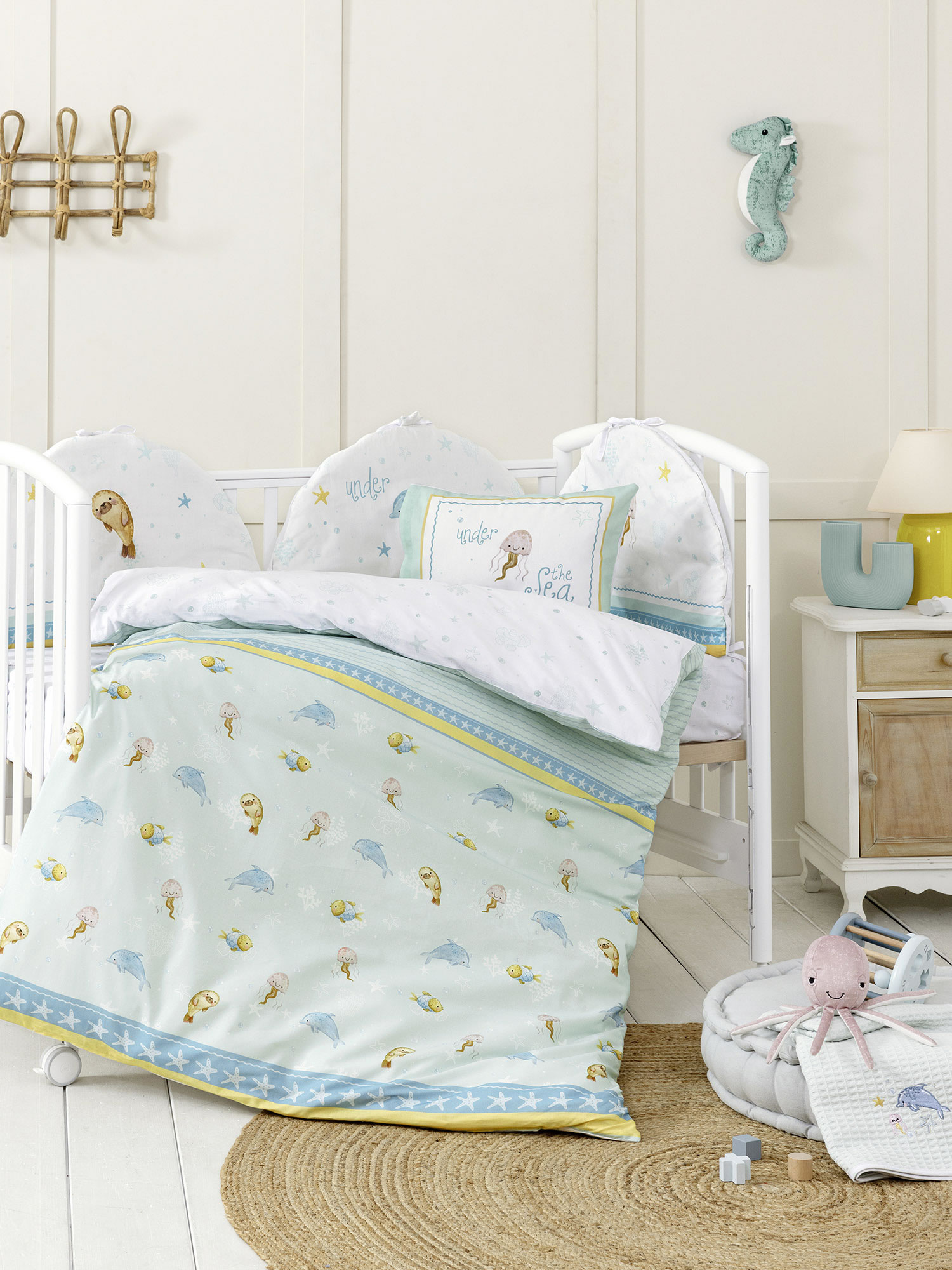 Σετ Σεντόνια Κούνιας - Sea Love