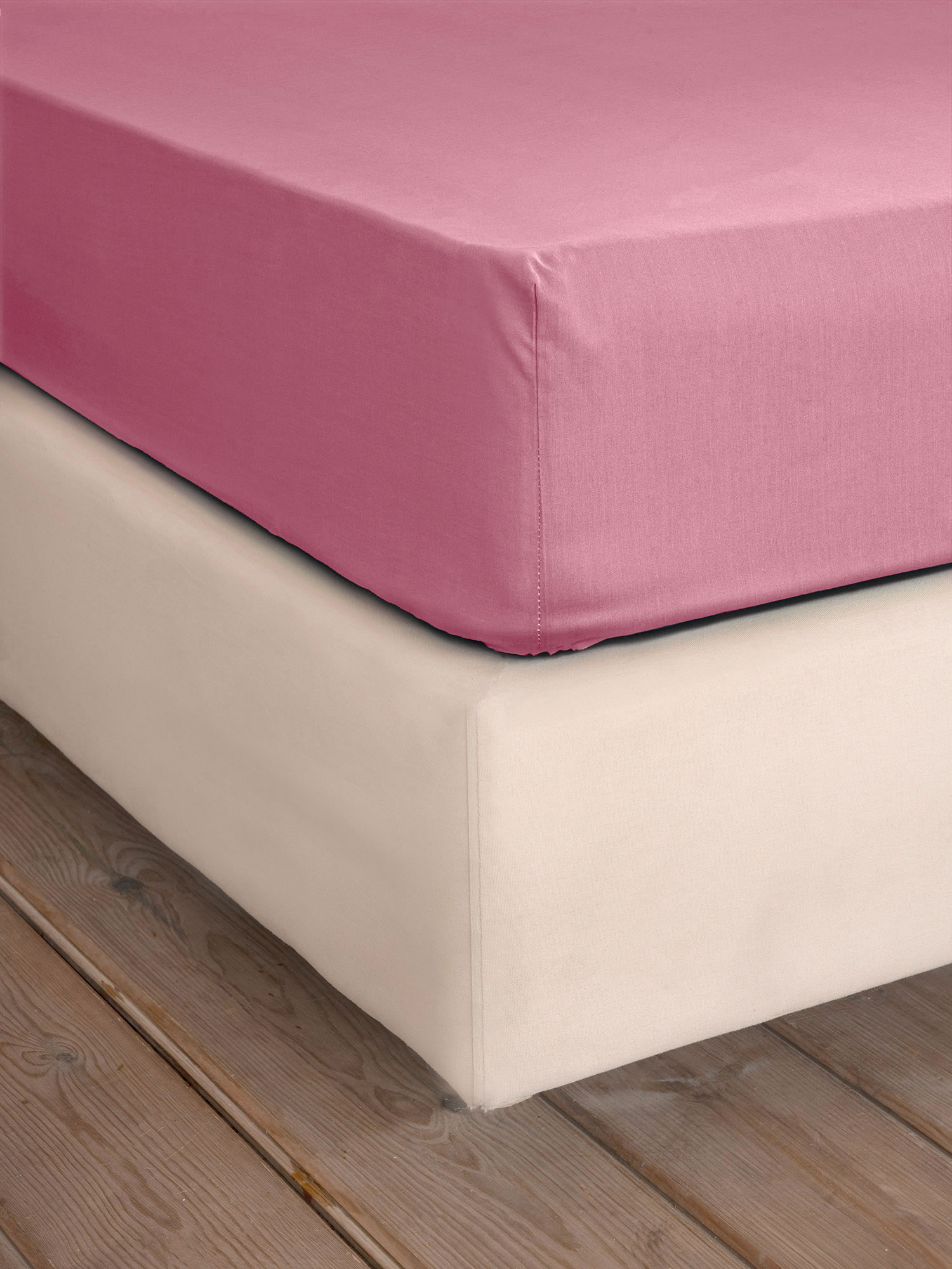 Σεντόνι Γίγας με Λάστιχο Unicolors - Apple Pink