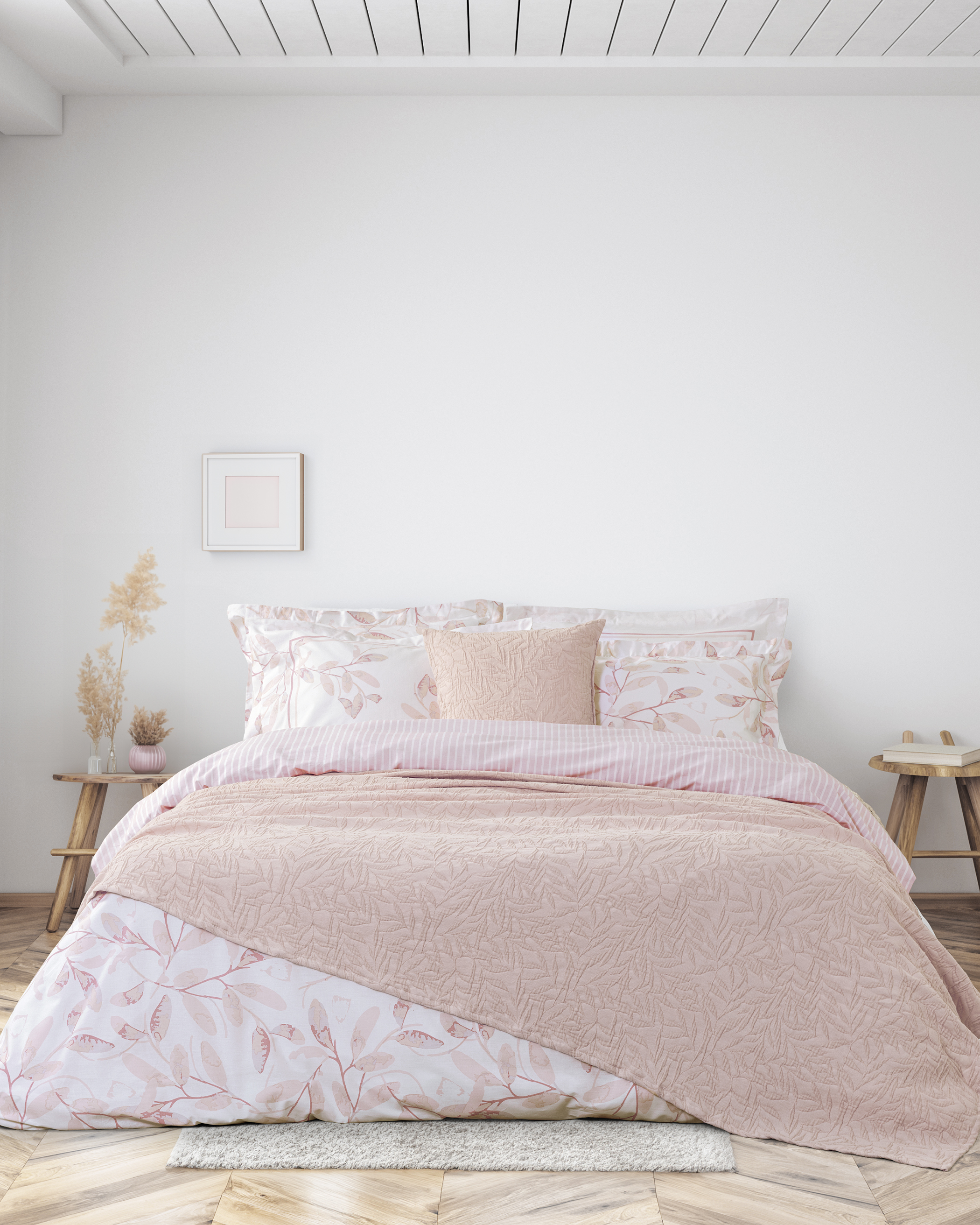 Διακοσμητική Μαξιλαροθήκη 45x45 - Nuve Powder Pink