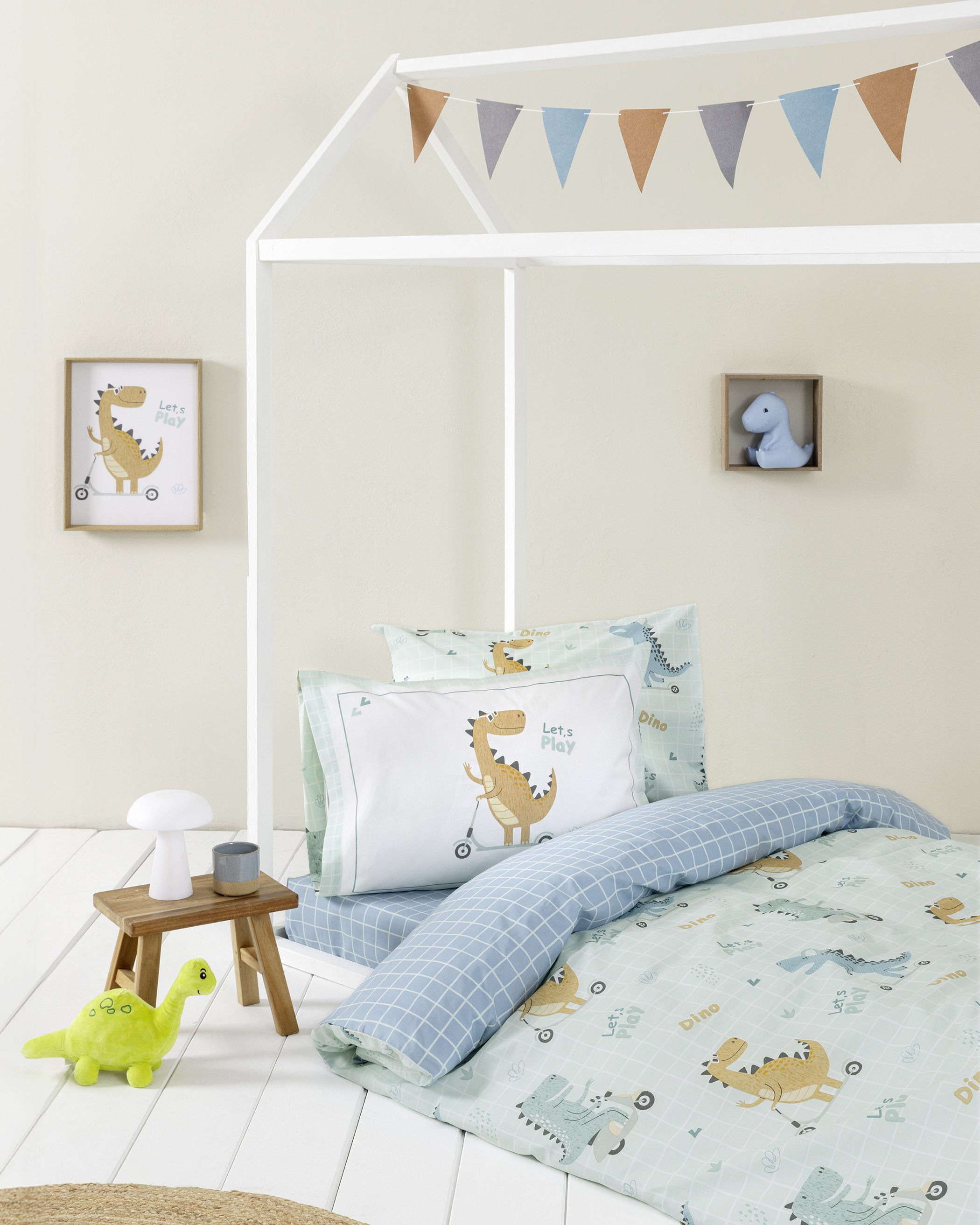 Σετ Παπλωματοθήκη Μονή - Let's Play