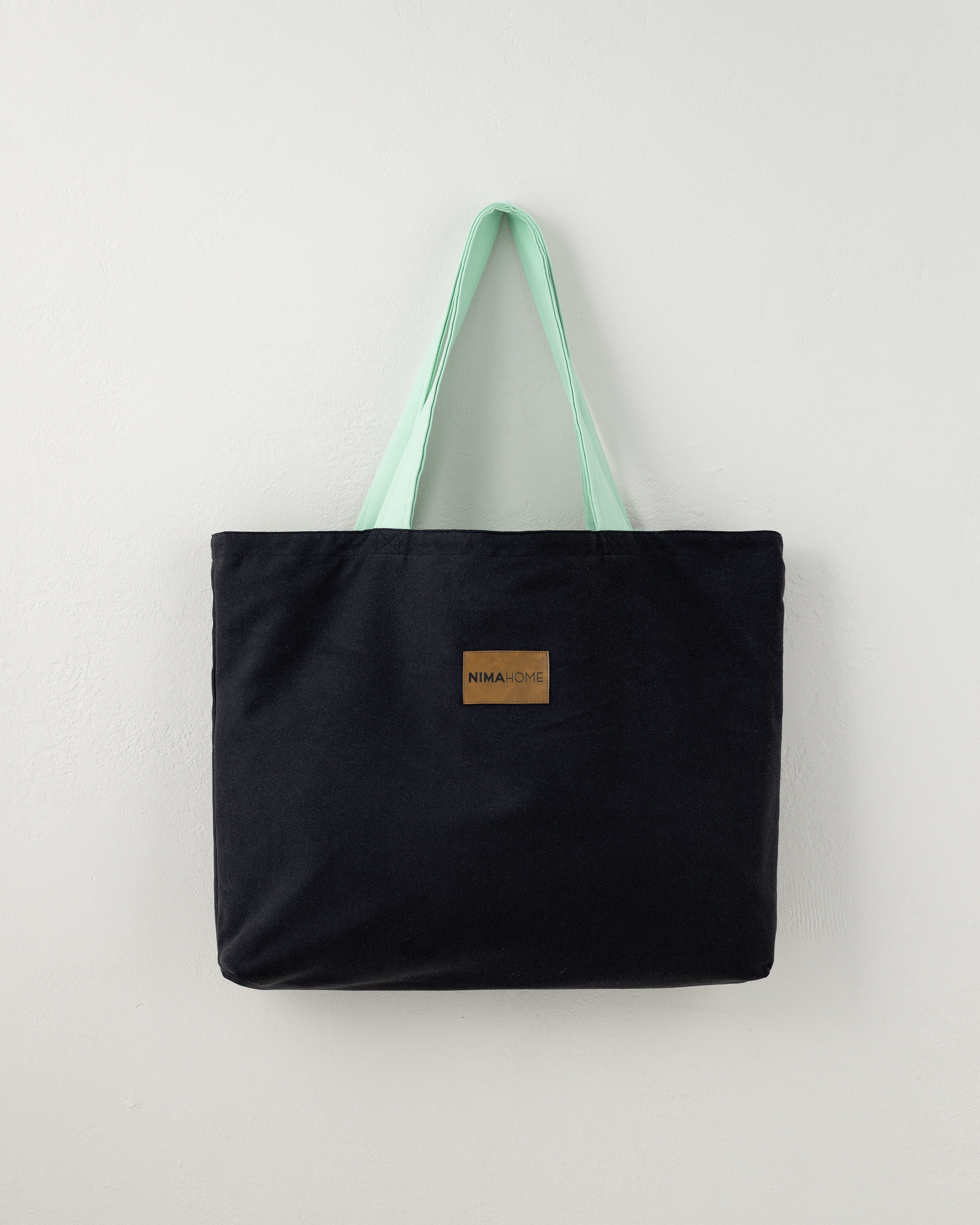 Τσάντα Θαλάσσης 37x54 - Riva Black / Emerald