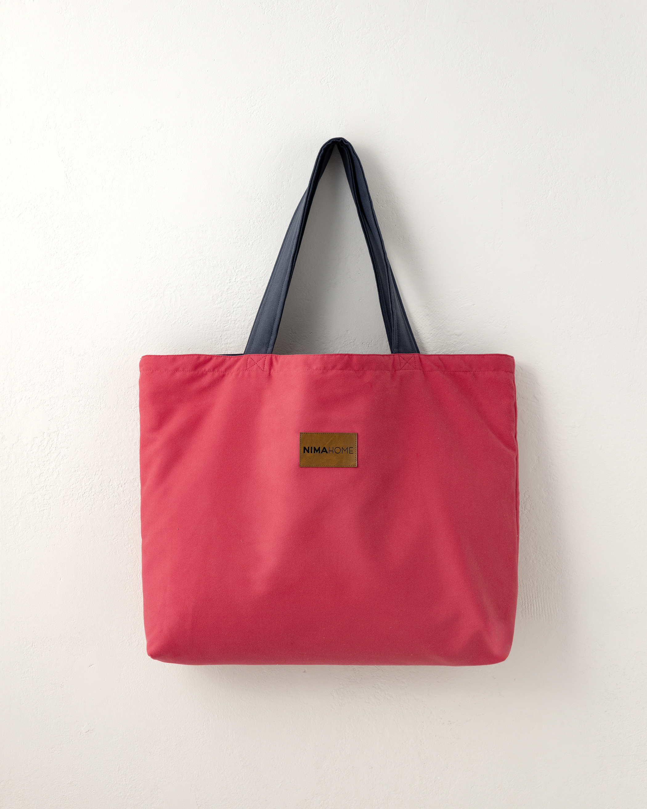 Τσάντα Θαλάσσης 37x54 - Riva Vivid Pink / Dark Gray
