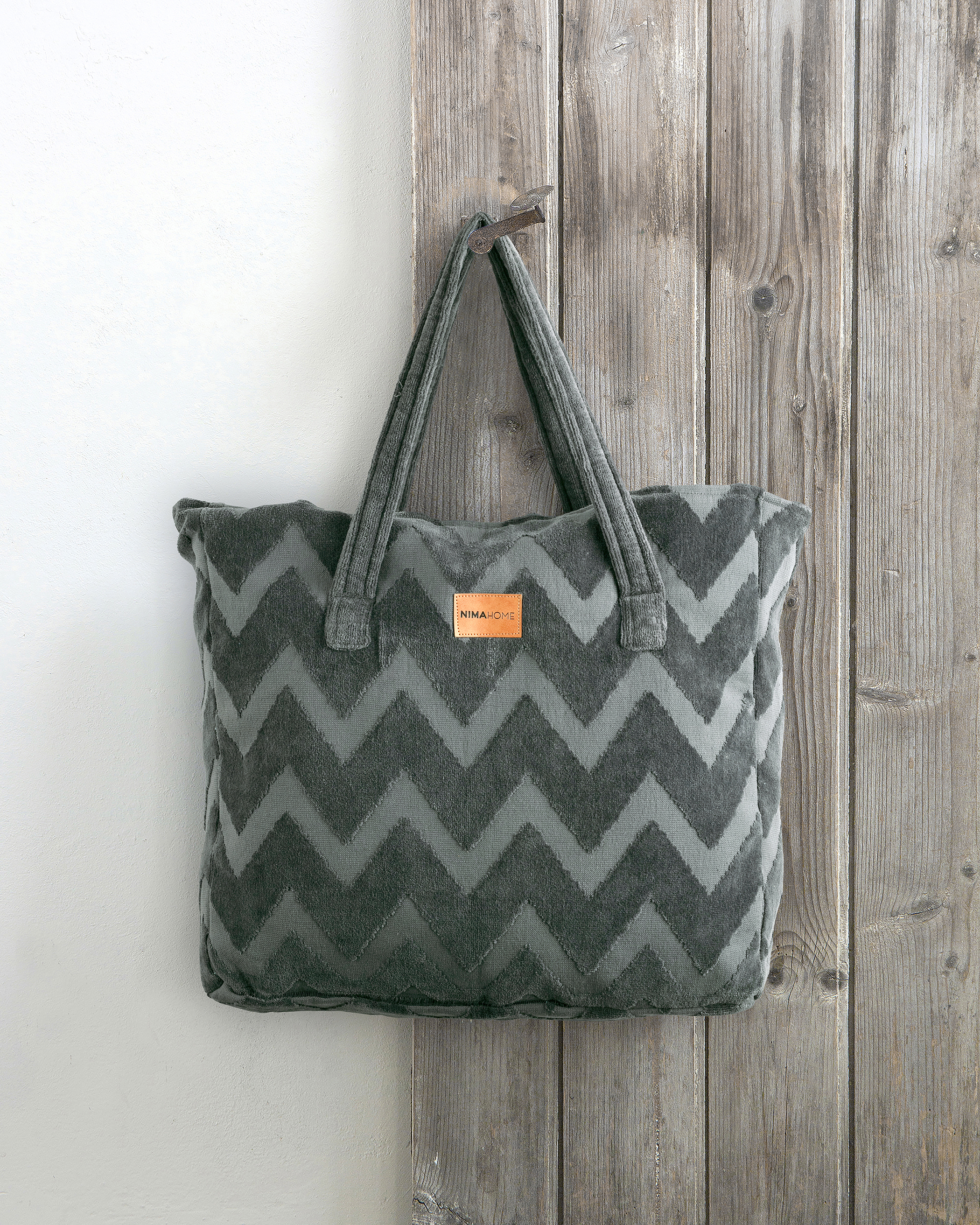 Τσάντα Θαλάσσης 46x60 - Vida Dark Gray
