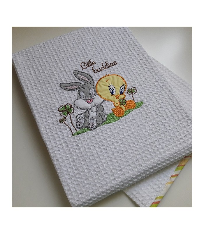 Baby Looney Tunes des.30 Κουβέρτα Πικέ Κούνιας