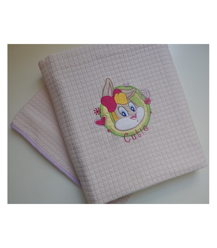 Baby Looney Tunes des.32a Κουβέρτα Πικέ Αγκαλιάς