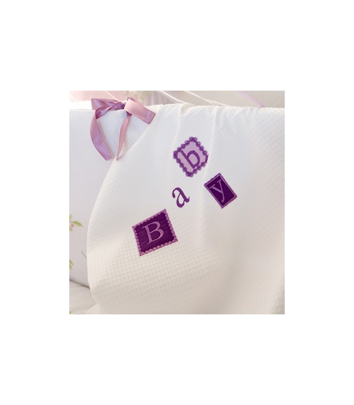 Baby Oliver des.602 Κουβέρτα Πικέ Κούνιας