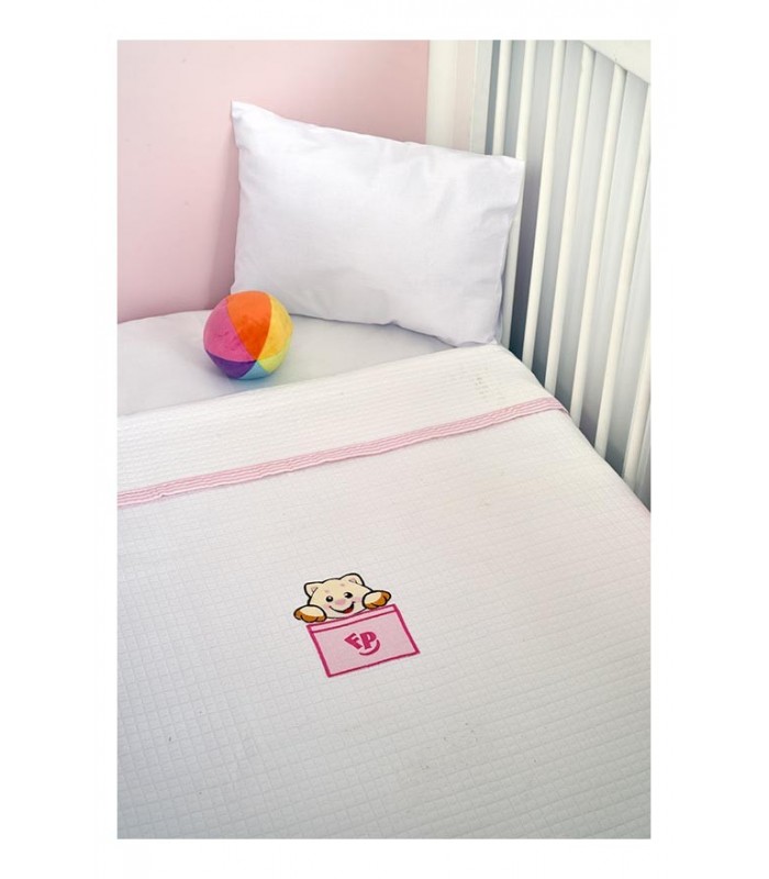 Fisher Price Πικέ Κουβέρτα des.206 Κούνιας