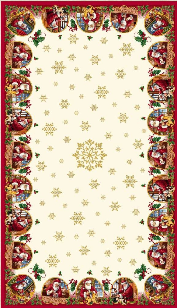 Τραπεζομάντηλο Χριστουγεννιάτικο 140x240 PillowKing Jobs Lurex
