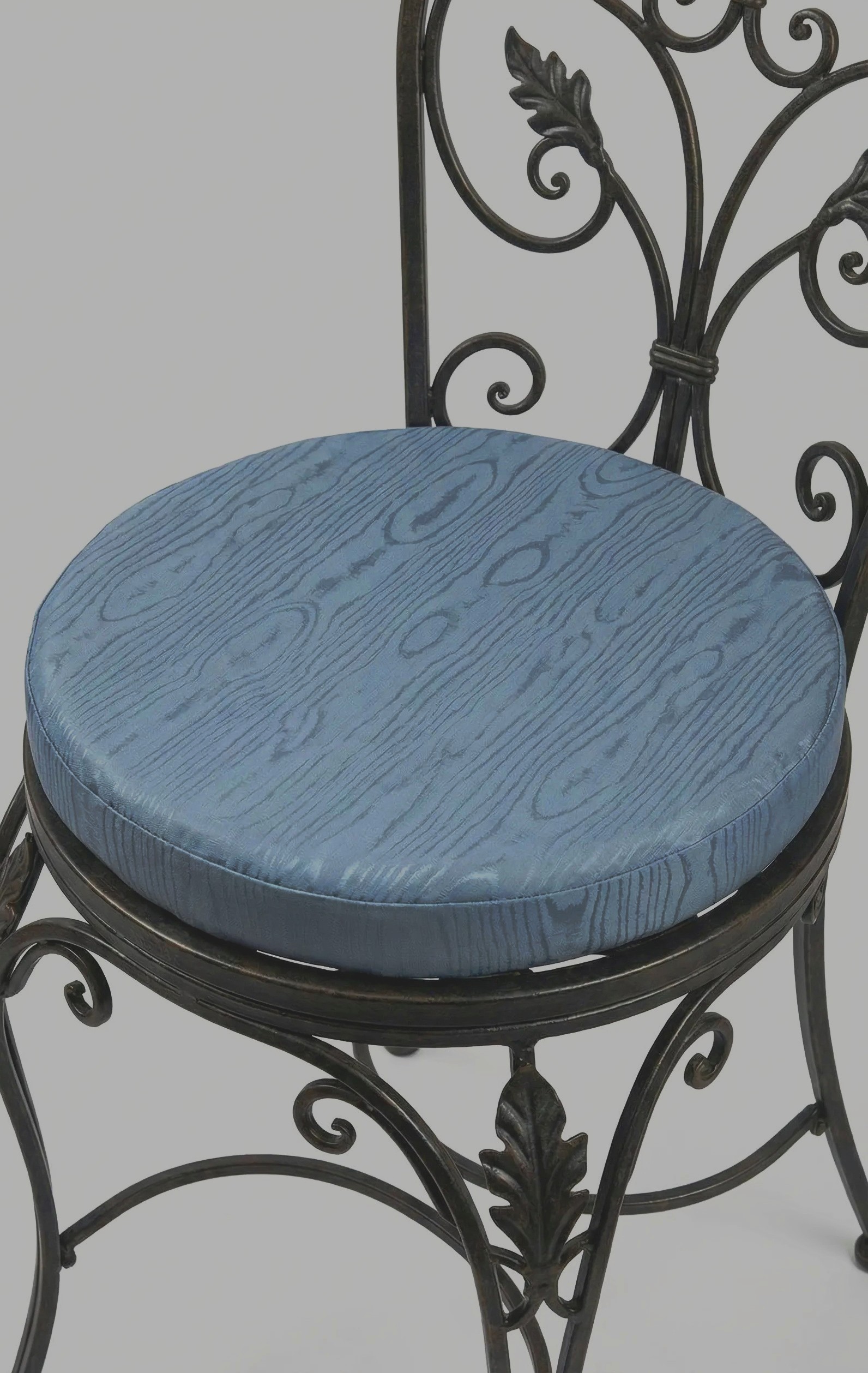 Μαξιλάρι Φερ-Φορζέ Στρογγυλό 42x42 Κορμός Μπλέ