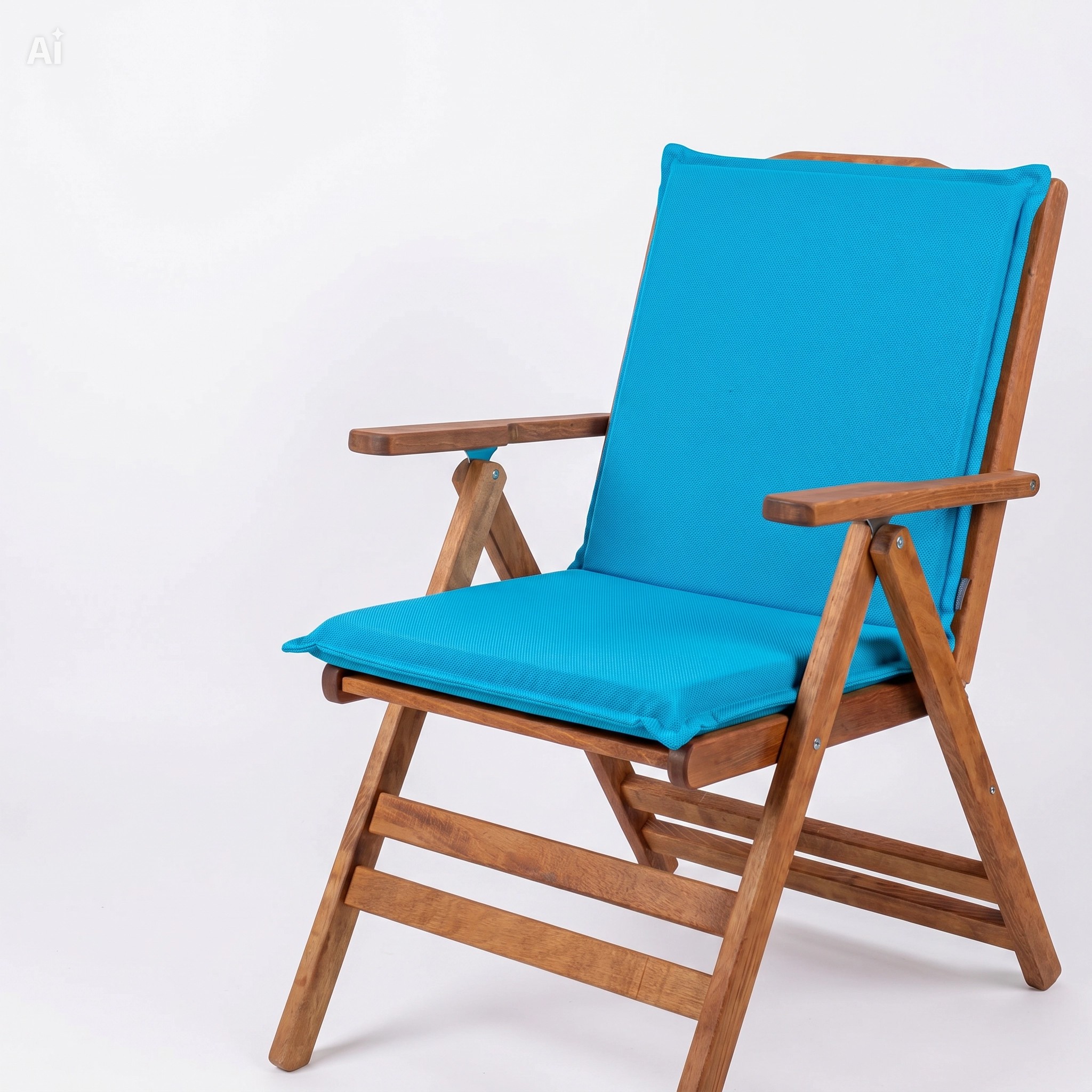 Μαξιλάρι καρέκλας Χαμηλή Πλάτη Αδιάβροχο 47x45x52 Μουσαμας Oxford 26 Τυρκουάζ