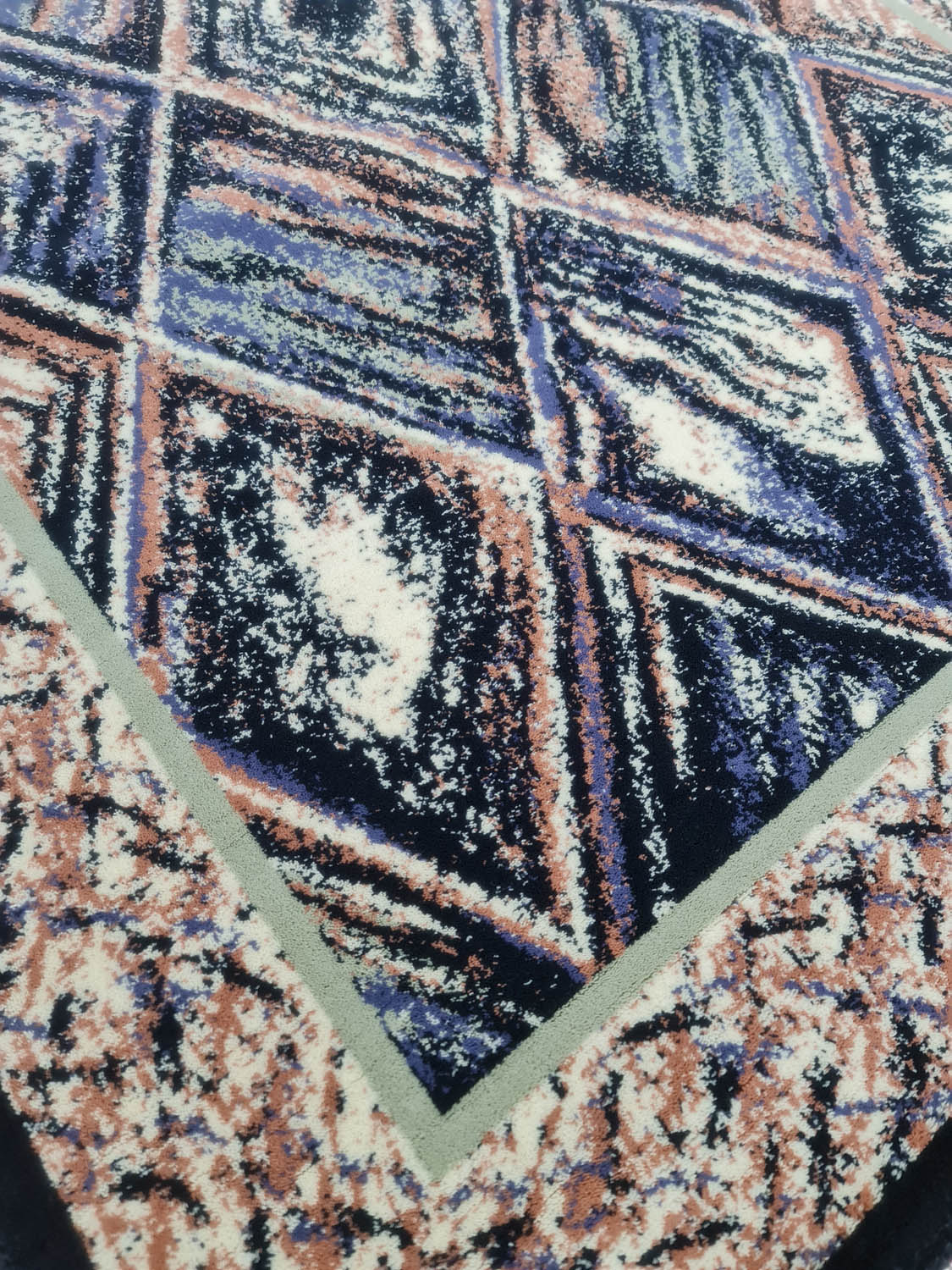 Χαλί 137x200 Biokarpet Sonata 1052-0044 Μπλέ