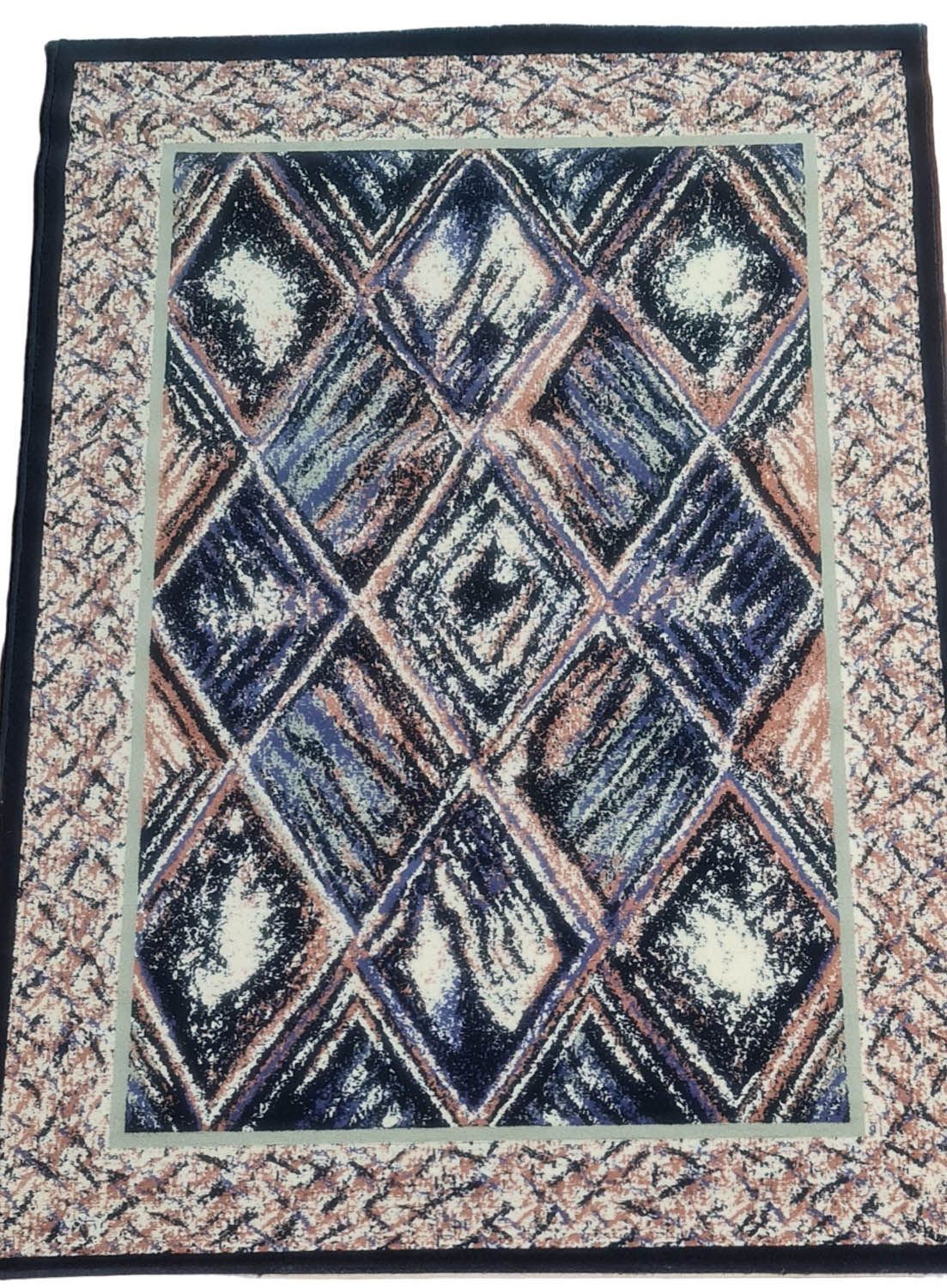 Χαλί 137x200 Biokarpet Sonata 1052-0044 Μπλέ