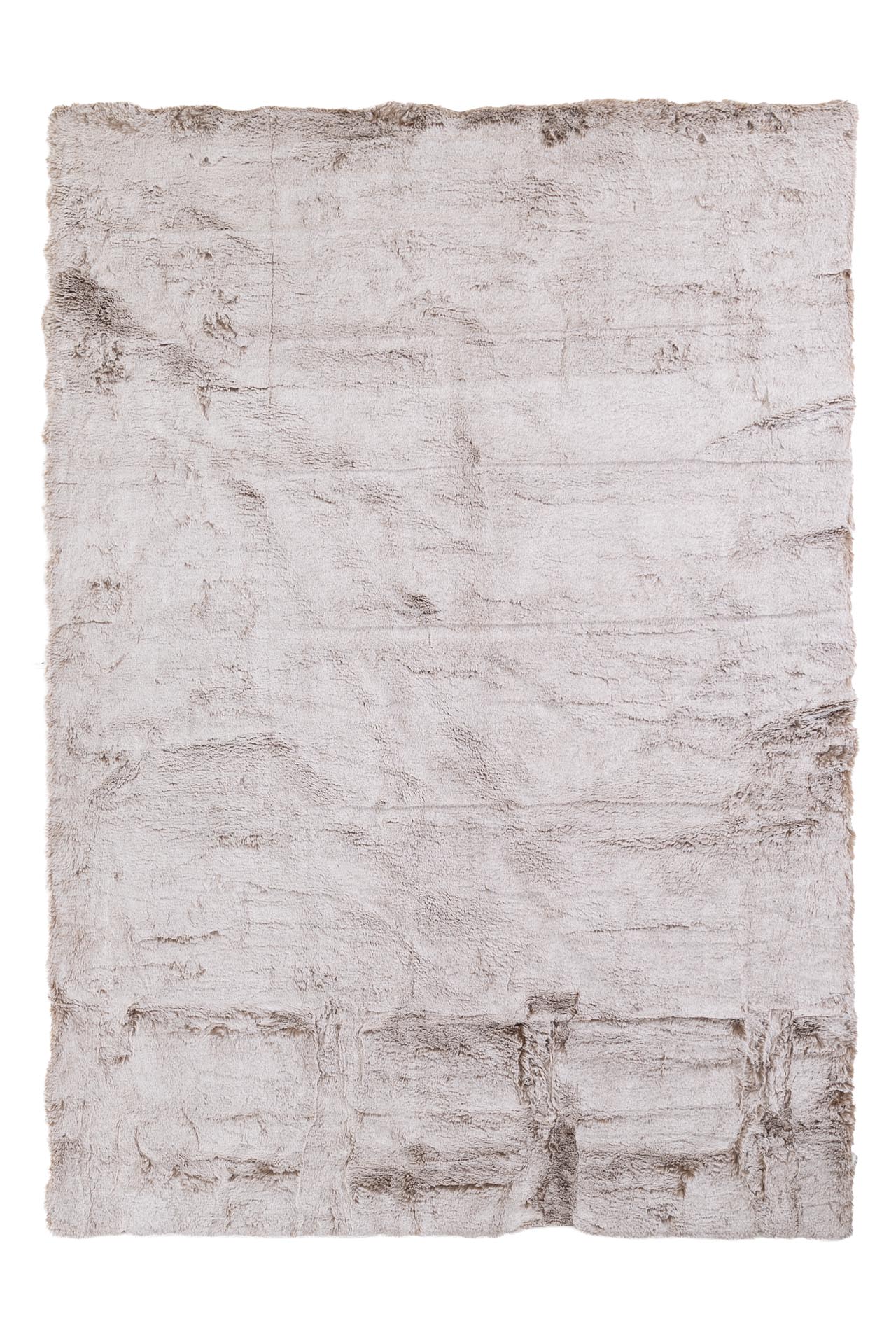 γούνινο χαλί bunny bunny canvas brown royal carpet - 67 x 140 cm