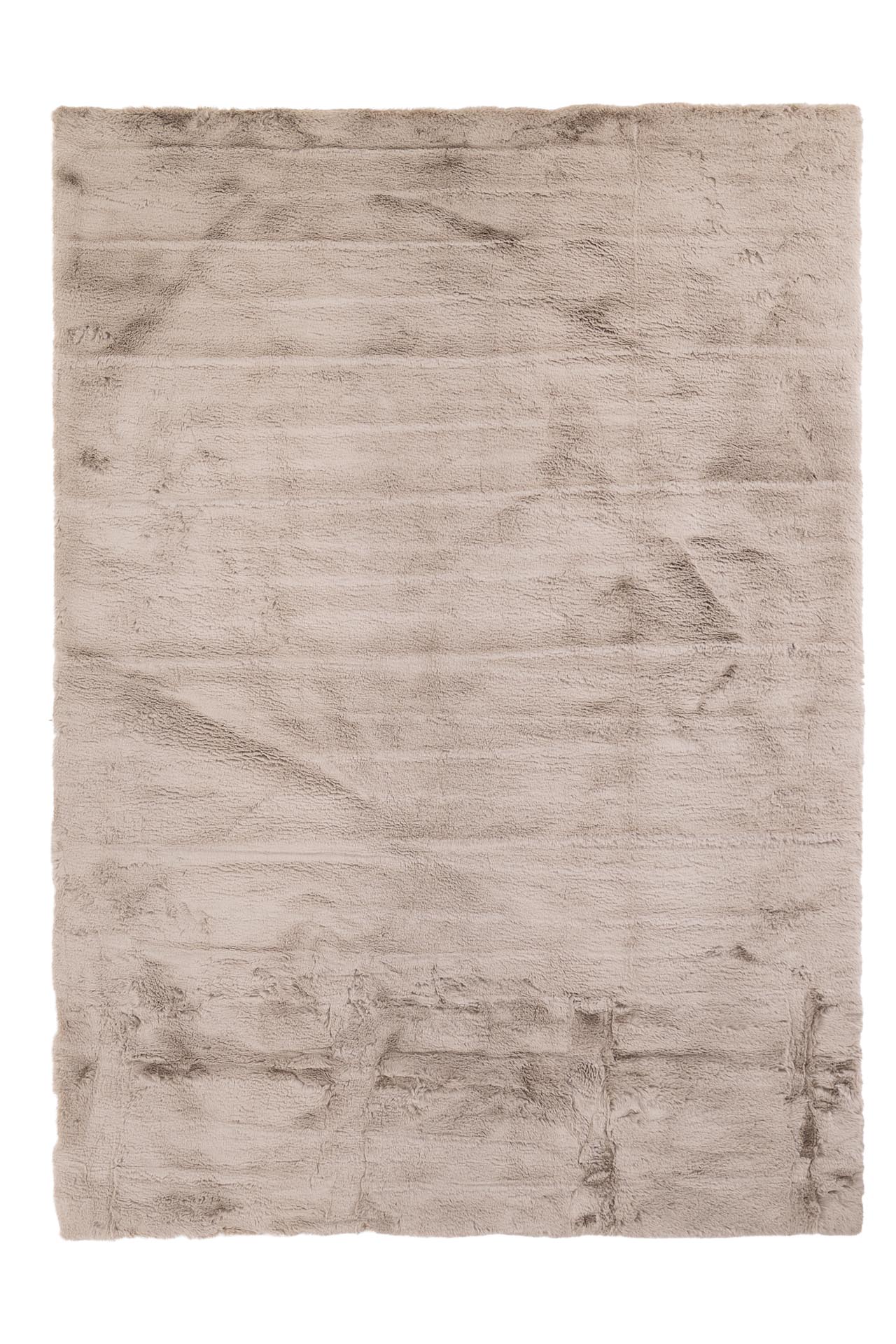 γούνινο χαλί bunny bunny canvas taupe royal carpet - 67 x 140 cm