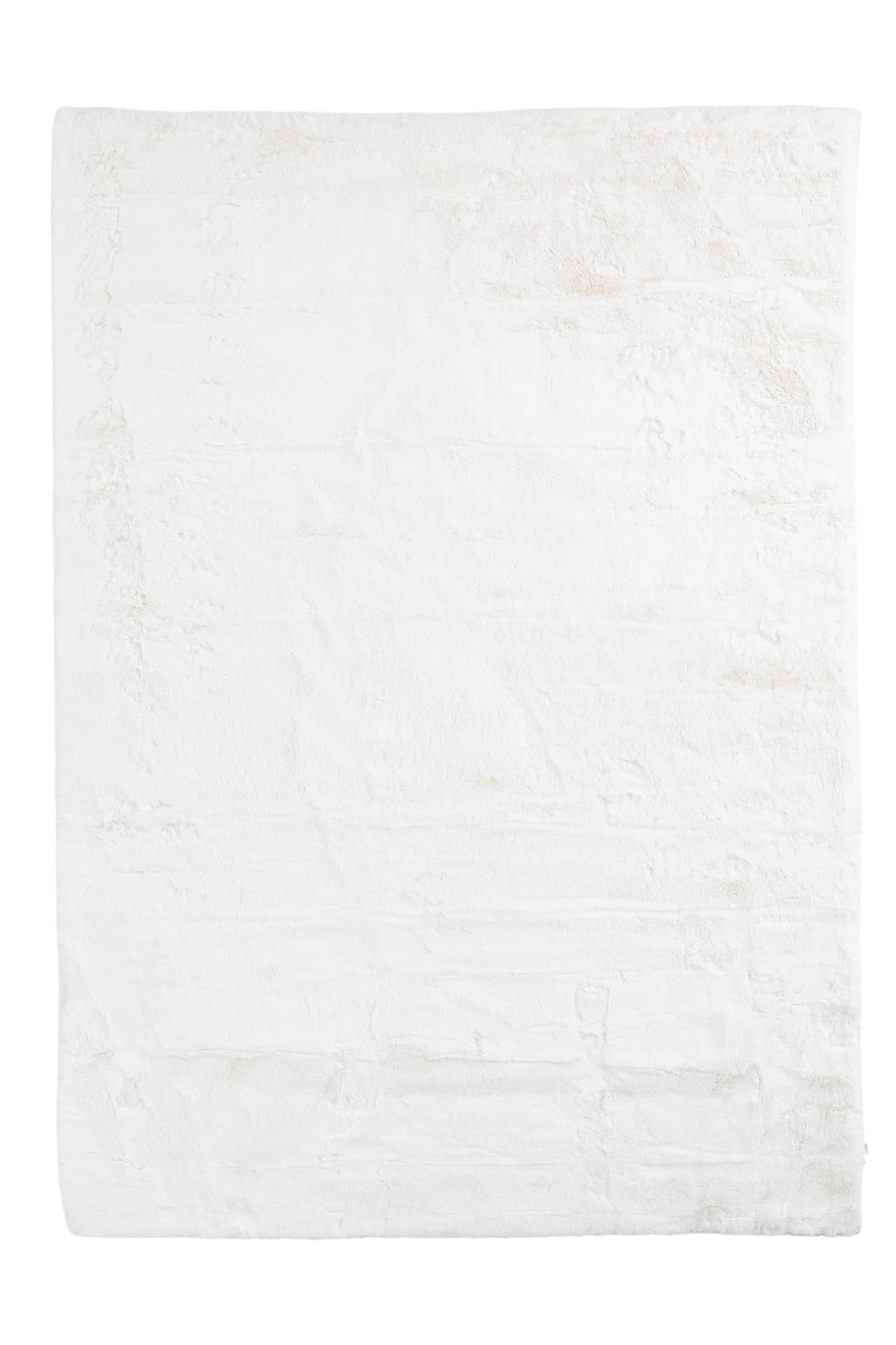 γούνινο χαλί bunny bunny canvas white royal carpet - 67 x 140 cm
