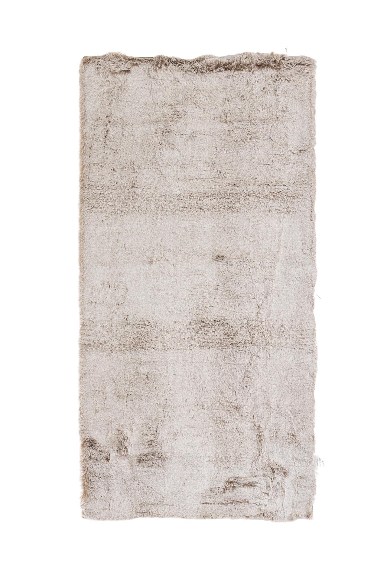 γούνινο χαλί bunny bunny canvas brown royal carpet - 67 x 140 cm