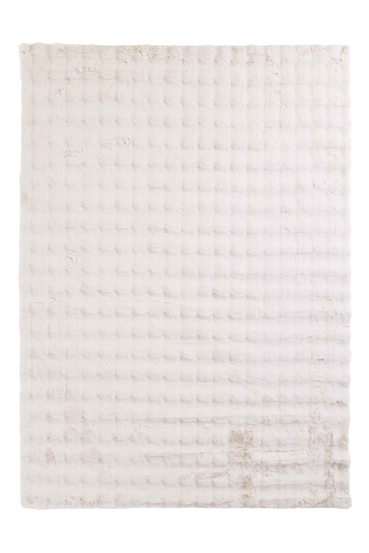 γούνινο χαλί bunny bubble canvas cream royal carpet - 100 x 150 cm