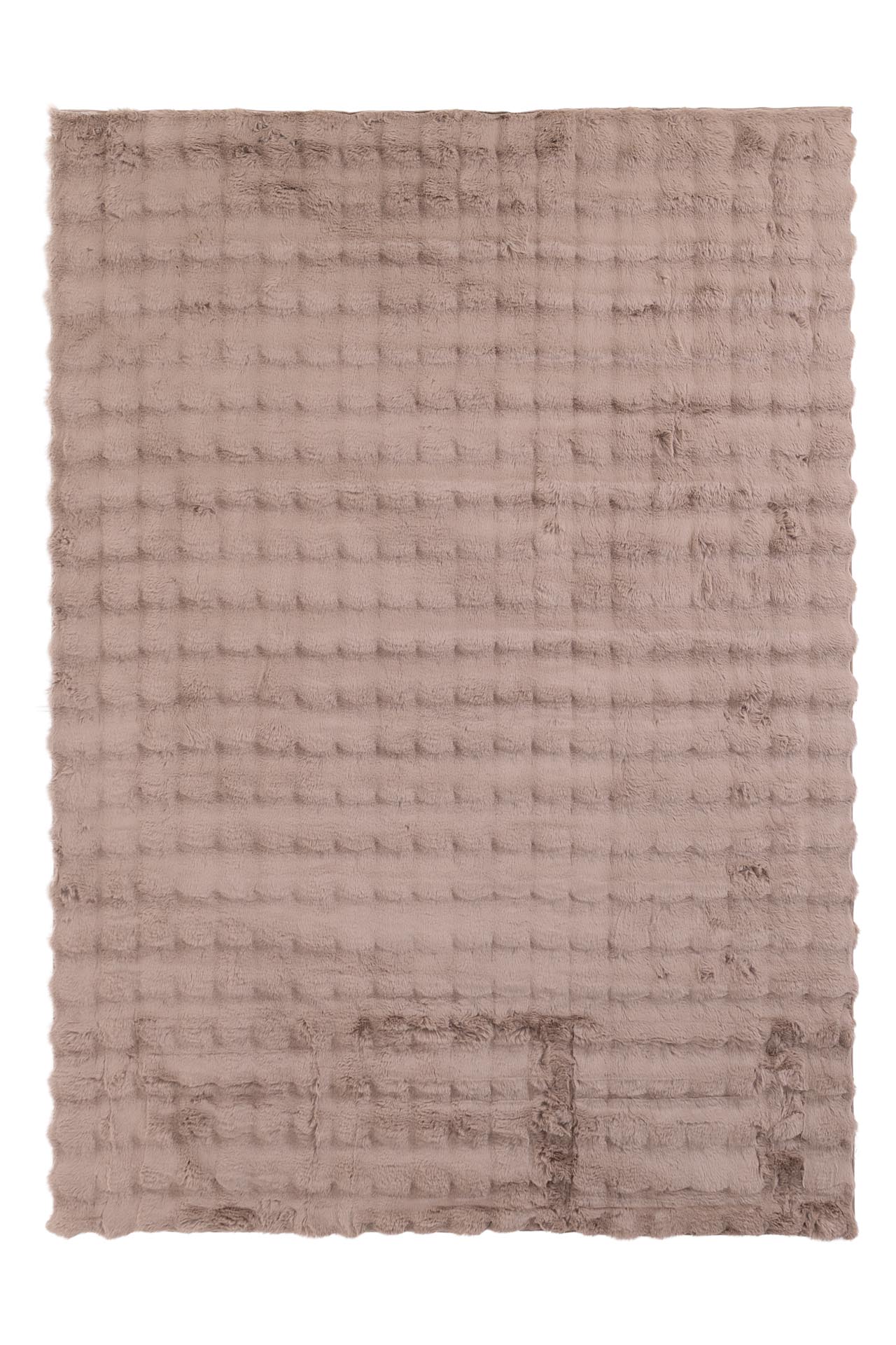 γούνινο χαλί bunny bubble canvas beige royal carpet - 100 x 150 cm