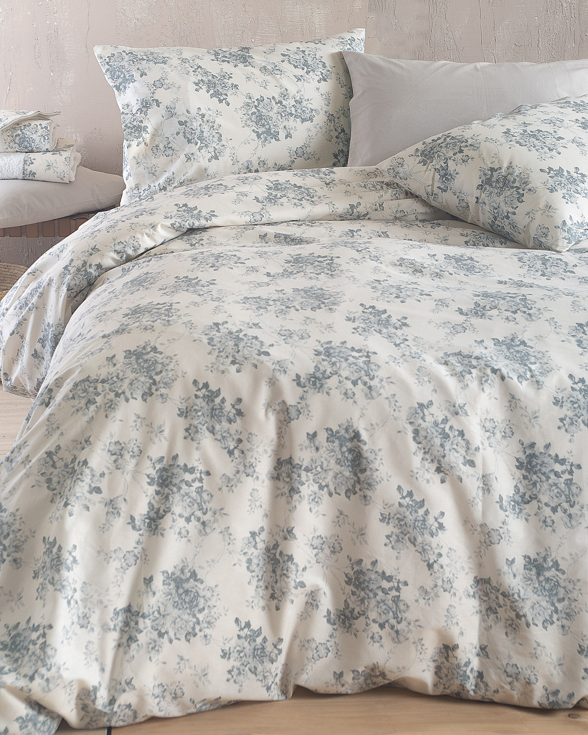 GARDENIA ΓΚΡΙΖΟΜΠΛΕ - ΣΕΤ ΠΑΠΛΩΜΑ NEXT ΗΜΙΔΙΠΛΟ (160X240) ΓΚΡΙΖΟΜΠΛΕ