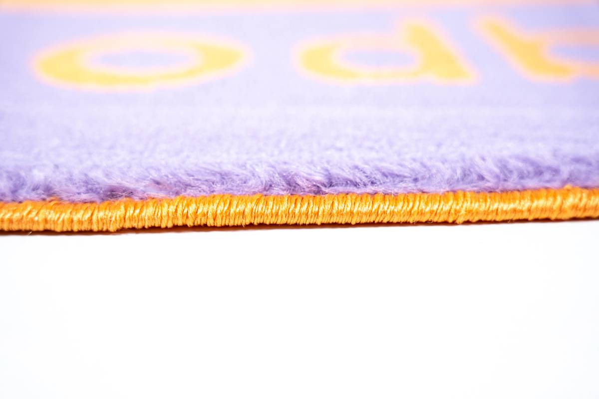 Sdim Πατάκι Εισόδου Μοκέτα  Fashion Welcome Purple/Orange 40x67εκ.