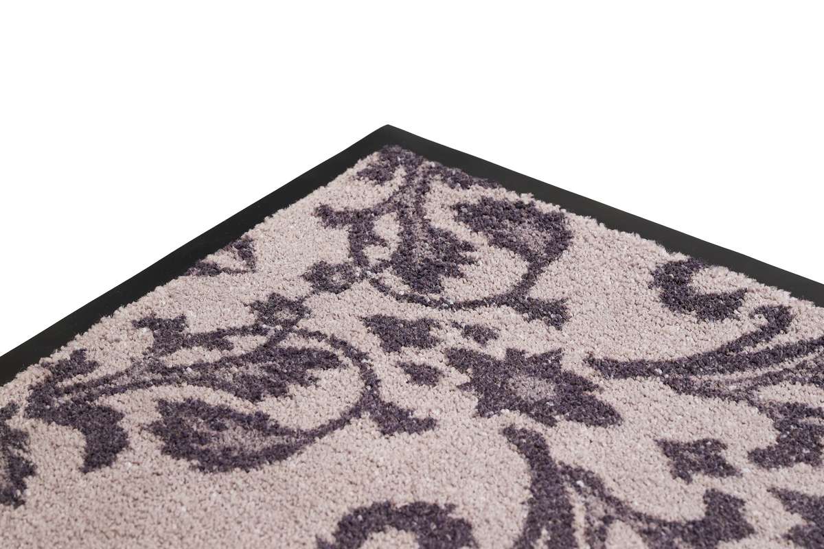 Sdim Πατάκι Εισόδου Μοκέτα με Αντιολισθητικό Υπόστρωμα Soft & design 630 Ornament Grey 55x90εκ. Πάχους 8mm