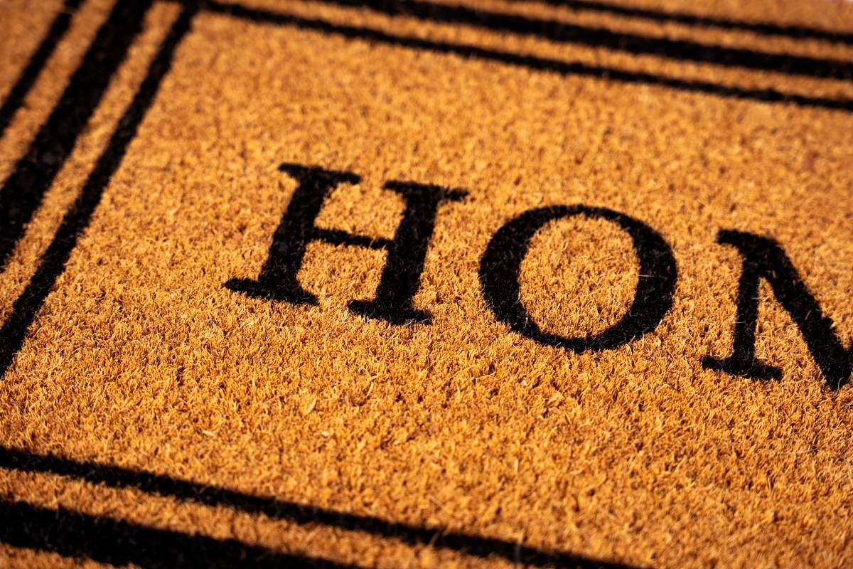 Sdim Πατάκι Εισόδου από Κοκοφοίνικα με Αντιολισθητικό Υπόστρωμα E - Coco 024 Home Lines 40x60εκ.