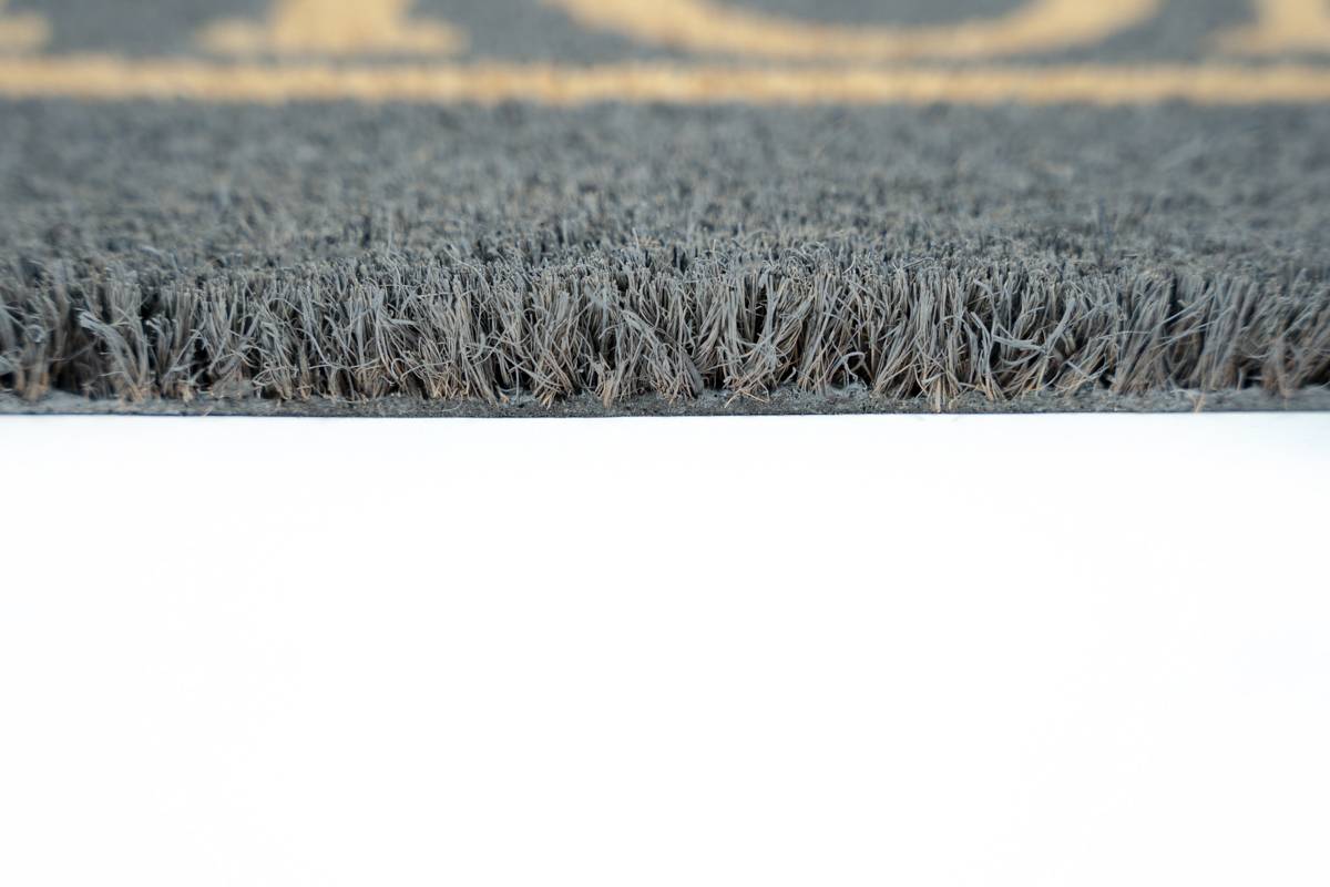 Sdim Πατάκι Εισόδου από Κοκοφοίνικα με Αντιολισθητικό Υπόστρωμα Ruco Glitter 011 Home Gold 26x75εκ. Πάχους 15mm