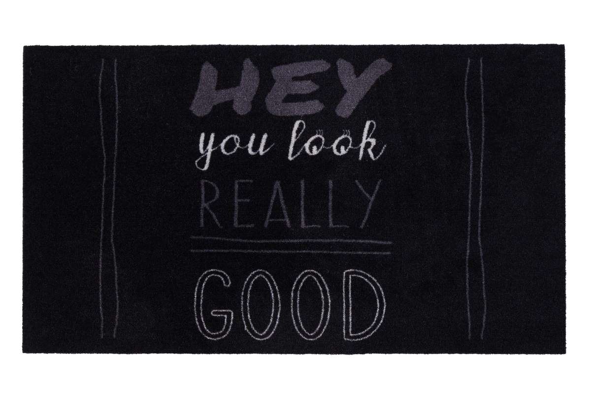 Sdim Πατάκι Εισόδου Μοκέτα με Αντιολισθητικό Υπόστρωμα Impression 940 Look Good Black 40x70εκ. Πάχους 5mm