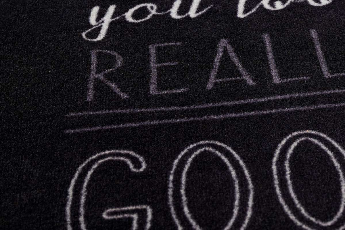 Sdim Πατάκι Εισόδου Μοκέτα με Αντιολισθητικό Υπόστρωμα Impression 940 Look Good Black 40x70εκ. Πάχους 5mm