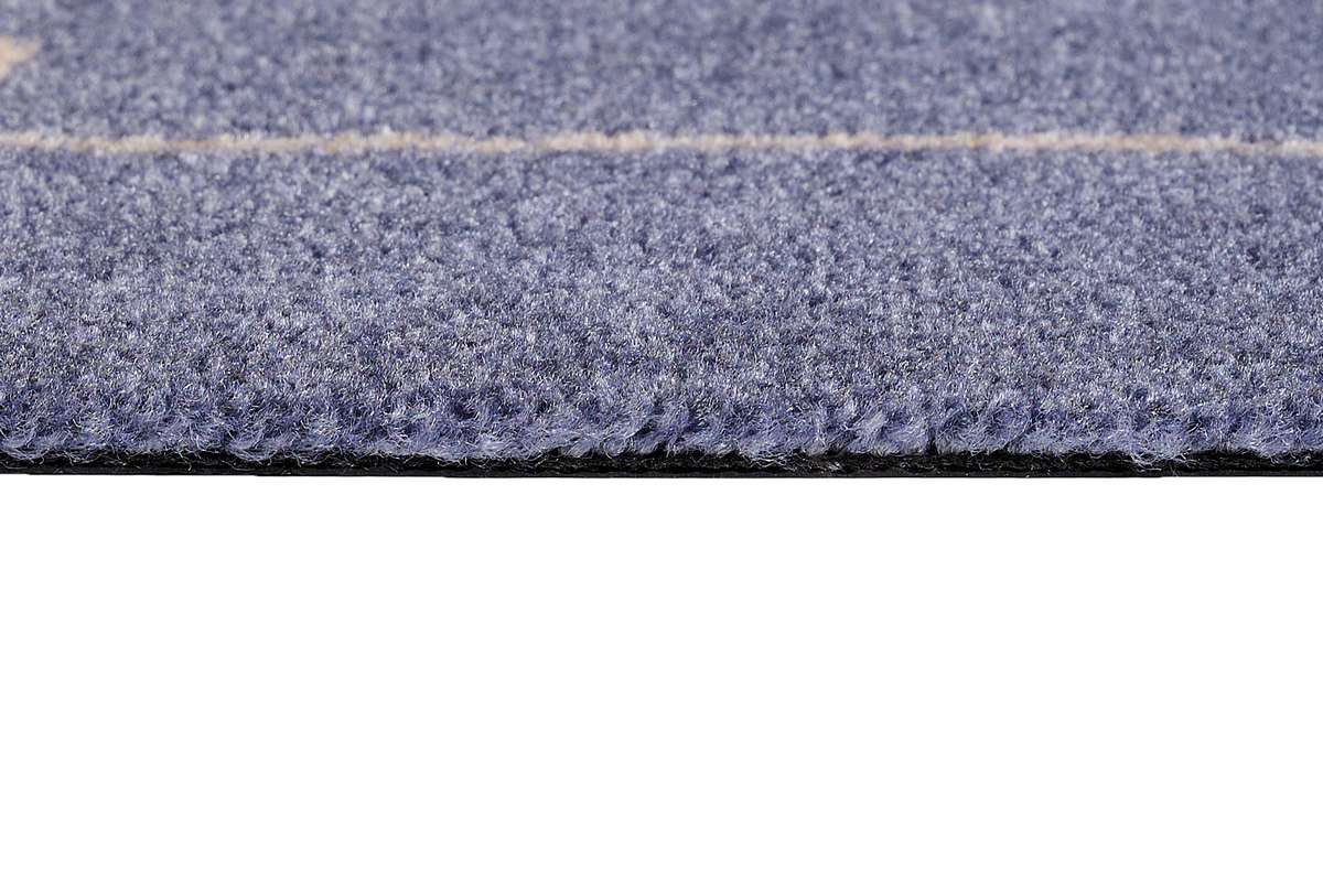 Sdim Πατάκι Εισόδου Μοκέτα με Αντιολισθητικό Υπόστρωμα Ambiance 814 Willkommen Herz Grau 50x75εκ. Πάχους 8mm