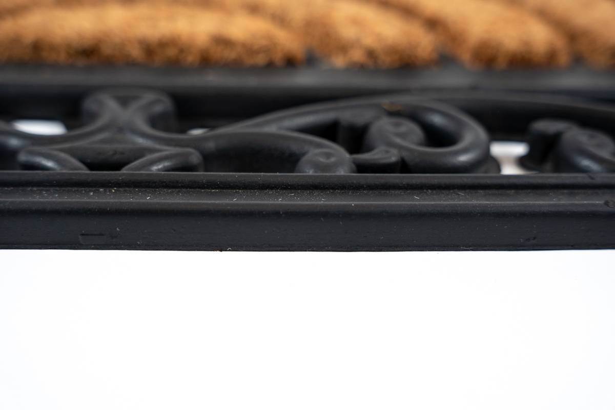 Sdim Ημικυκλικό Πατάκι Εισόδου από Κοκοφοίνικα  και Καουτσούκ με Αντιολισθητικό Υπόστρωμα Impala 077 Brush Halfround 45x75εκ.