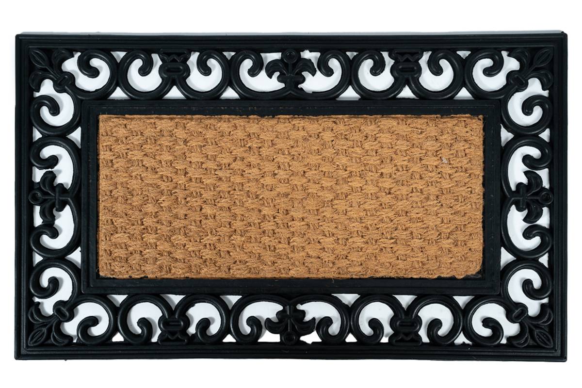 Sdim Πατάκι Εισόδου από Κοκοφοίνικα  και Καουτσούκ με Αντιολισθητικό Υπόστρωμα Gazelle 100 Rectangle 45x75εκ.