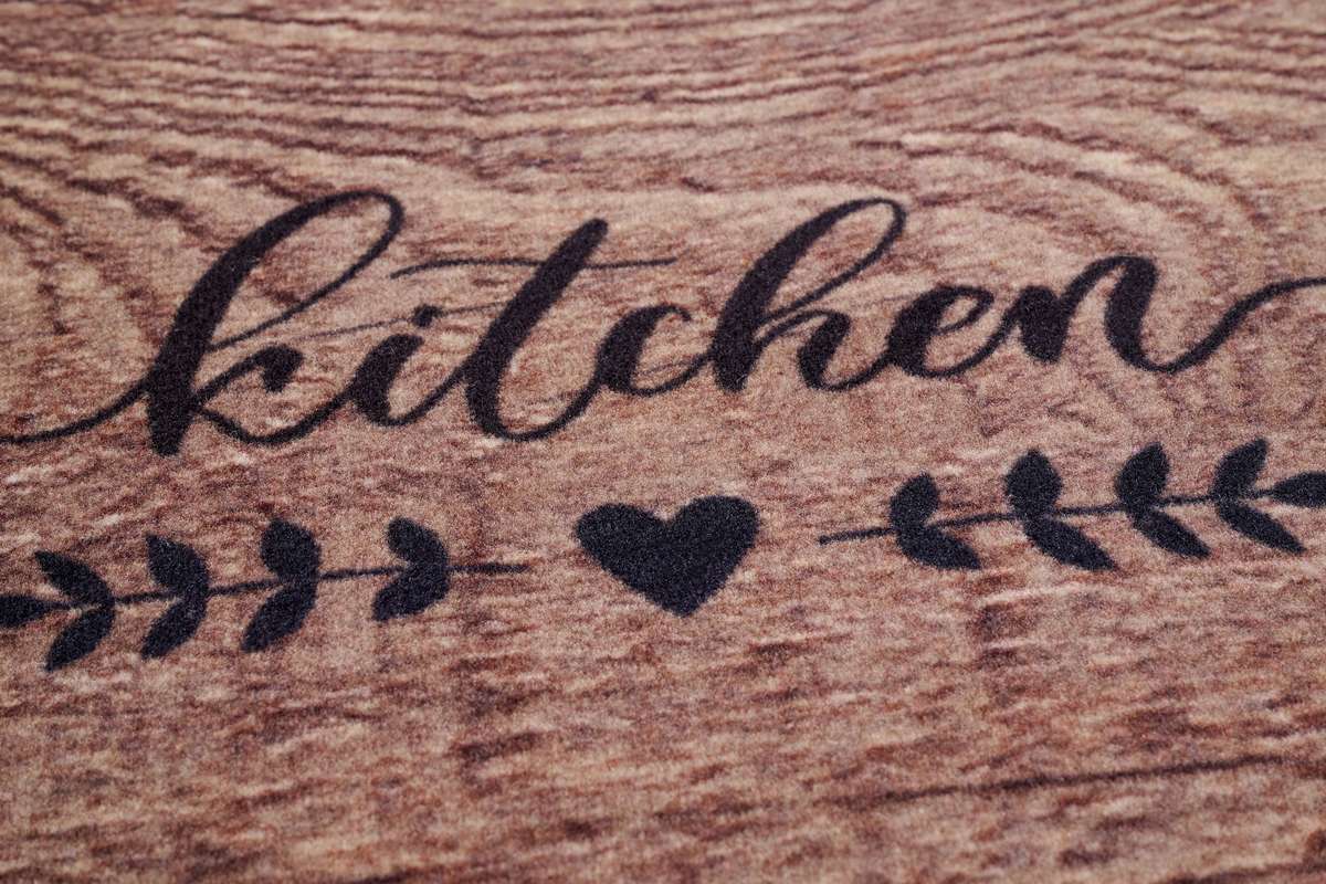 Sdim Πατάκι Κουζίνας με Αντιολισθητικό Υπόστρωμα Cook & Wash 100 Kitchen Wood Brown 50x150εκ.