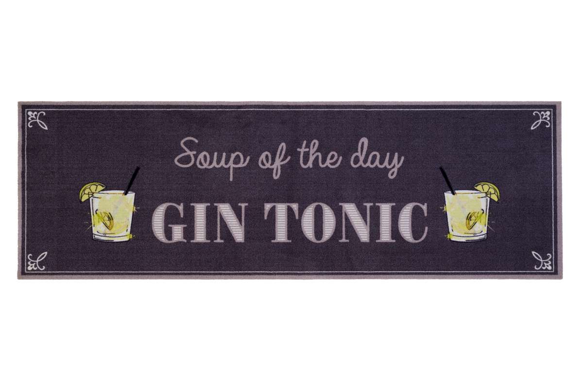 Sdim Πατάκι Κουζίνας με Αντιολισθητικό Υπόστρωμα Cook & Wash 406 Gin Tonic 50x150εκ.