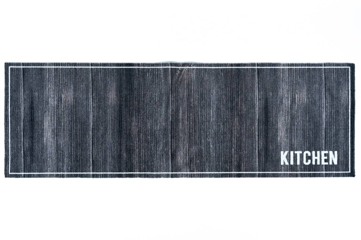 Sdim Πατάκι Κουζίνας με Αντιολισθητικό Υπόστρωμα Cook & Wash 707 Kitchen Wood Anthra Ανθρακί 50x150εκ.