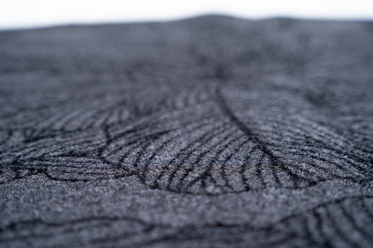 Sdim Στρογγυλό Πατάκι Κουζίνας με Αντιολισθητικό Υπόστρωμα Universal 115 Floral Anthra Φ100εκ.