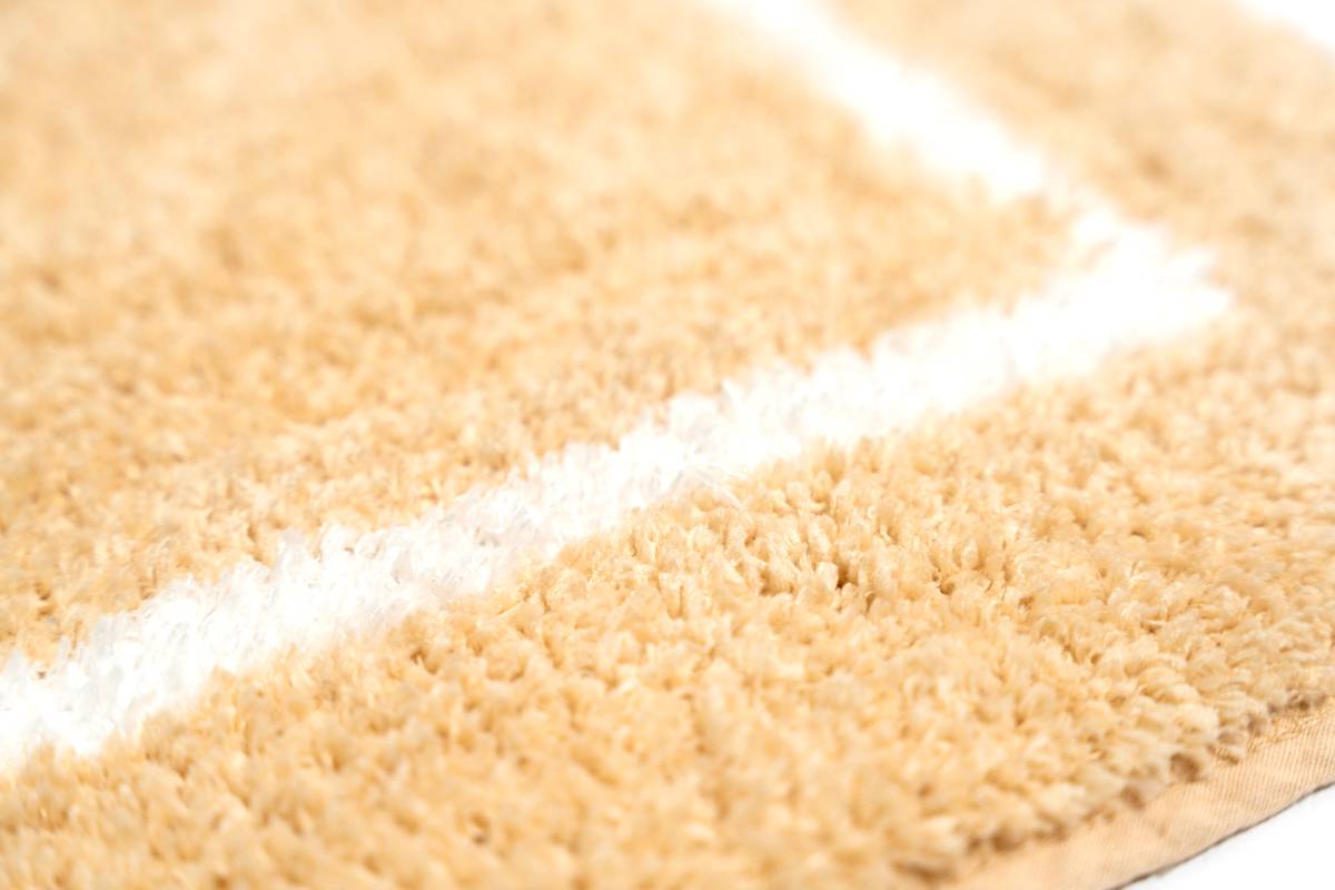 Sdim Βαμβακερό/Microfiber Αντιολισθητικό Πατάκι Μπάνιου Space 002 Beige 45x85εκ.