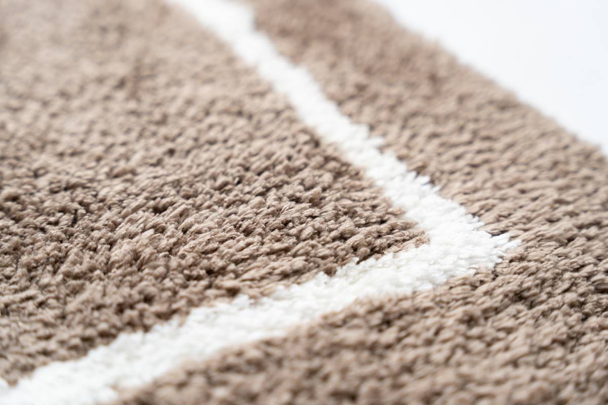 Sdim Βαμβακερό/Microfiber Αντιολισθητικό Πατάκι Μπάνιου Space 005 Moka 45x85εκ.