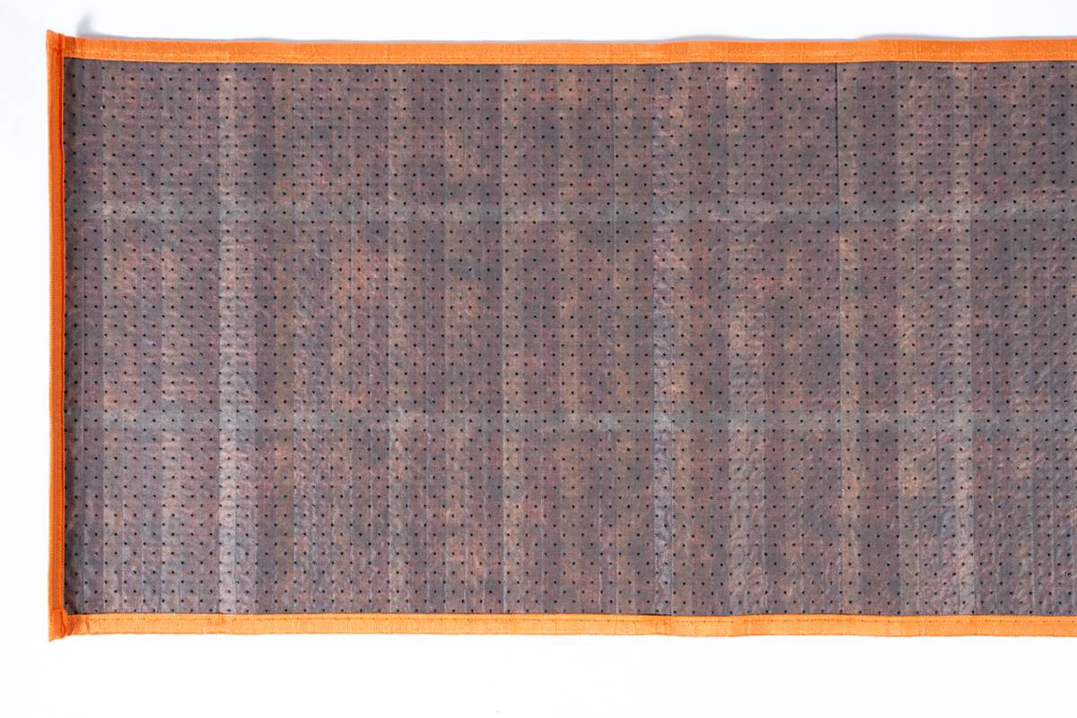 Sdim Πατάκι Κουζίνας Bamboo 002 Πορτοκαλί 50x130εκ.