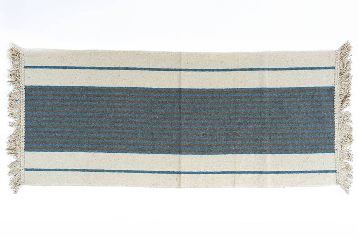 Sdim Βαμβακερό Πατάκι Κουζίνας Energy 002 Γκρί/Μπέζ 50x135εκ.