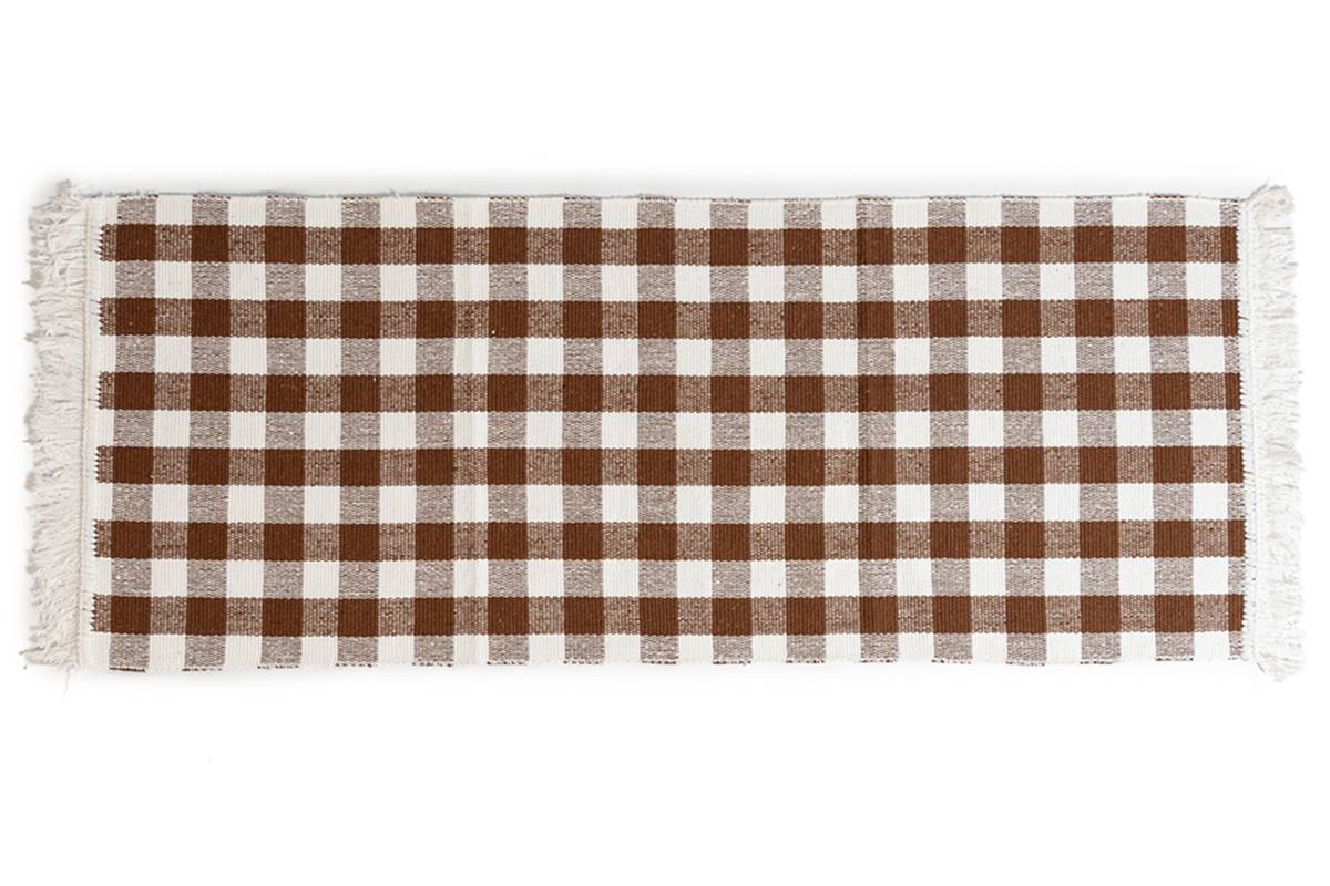 Sdim Βαμβακερό Πατάκι Κουζίνας Matrix 002 Μπέζ 50x135εκ.