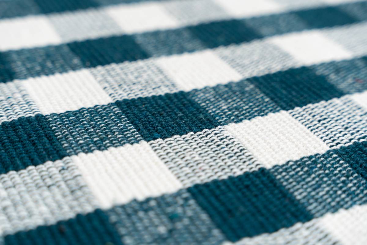 Sdim Βαμβακερό Πατάκι Κουζίνας Matrix 003 Μπλέ 50x135εκ.