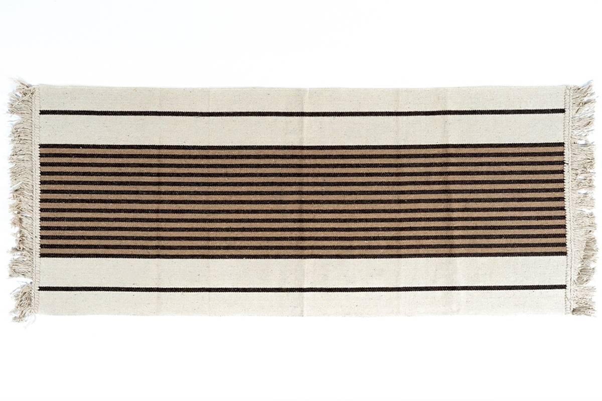 Sdim Βαμβακερό Πατάκι Κουζίνας Energy 004 Καφέ/Μπέζ 50x135εκ.