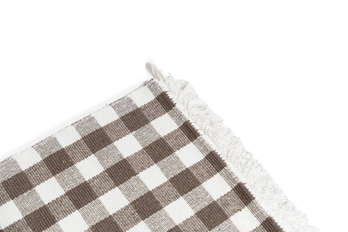 Sdim Βαμβακερό Πατάκι Κουζίνας Matrix 004 Καφέ 50x135εκ.