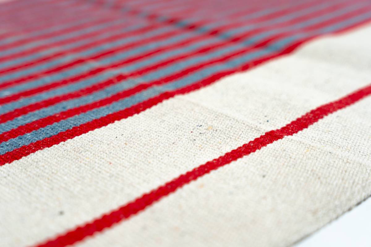 Sdim Βαμβακερό Πατάκι Κουζίνας Energy 005 Κόκκινο/Γκρί 50x135εκ.