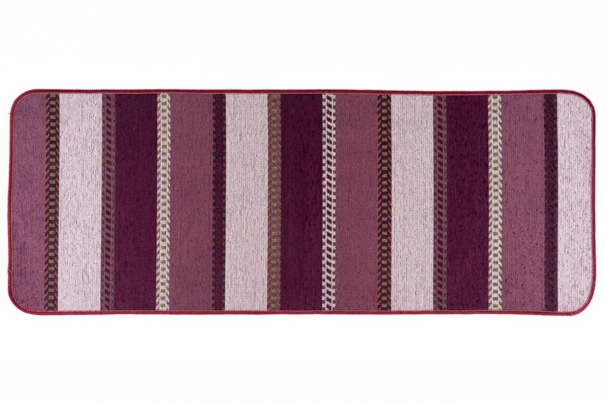 Sdim Πατάκι Κουζίνας με Αντιολισθητικό Υπόστρωμα Samba 503 Βυσσινί/Κόκκινο 54x140εκ.