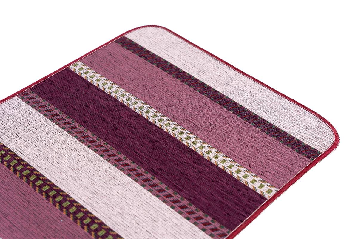 Sdim Πατάκι Κουζίνας με Αντιολισθητικό Υπόστρωμα Samba 503 Βυσσινί/Κόκκινο 54x140εκ.