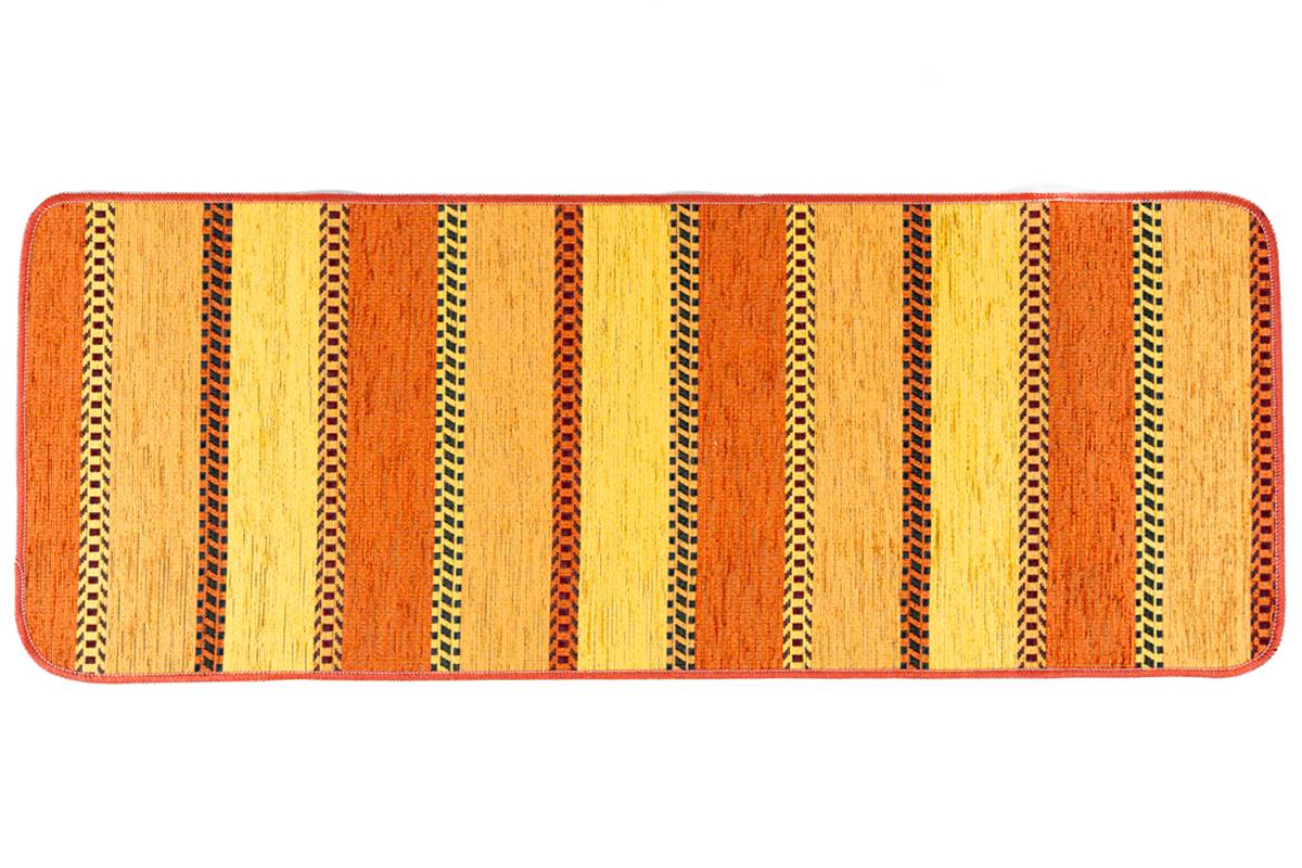 Sdim Πατάκι Κουζίνας με Αντιολισθητικό Υπόστρωμα Samba 505 Πορτοκαλί 54x140εκ.