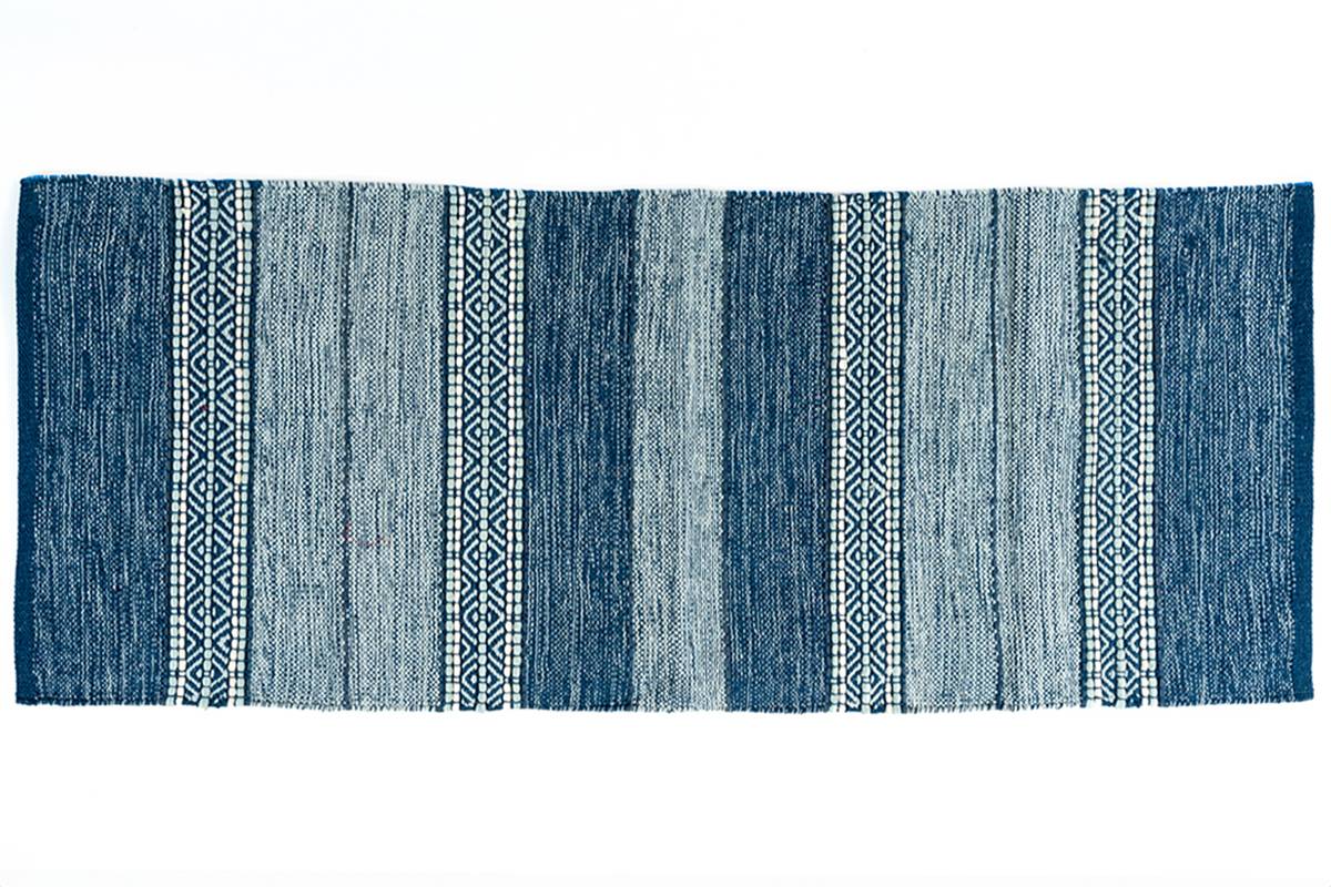 Sdim Βαμβακερό Πατάκι Κουζίνας Smart 001 Μπλέ 55x140εκ.